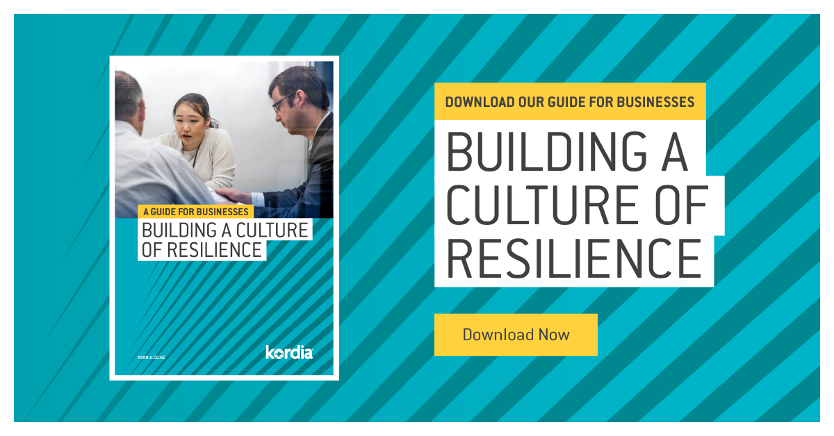 Kordia | Building a Culture of Resilience - Download